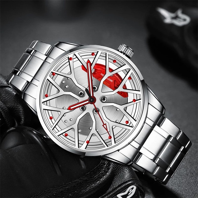 Fashion Mens Car Wheel Watches - Men'S Fashion Hub ulasan dan harga