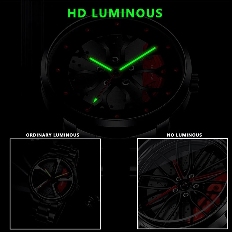 Fashion Mens Car Wheel Watches - Men'S Fashion Hub ulasan dan harga