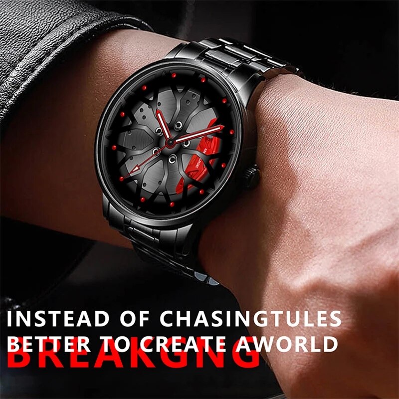 Fashion Mens Car Wheel Watches - Men'S Fashion Hub ulasan dan harga