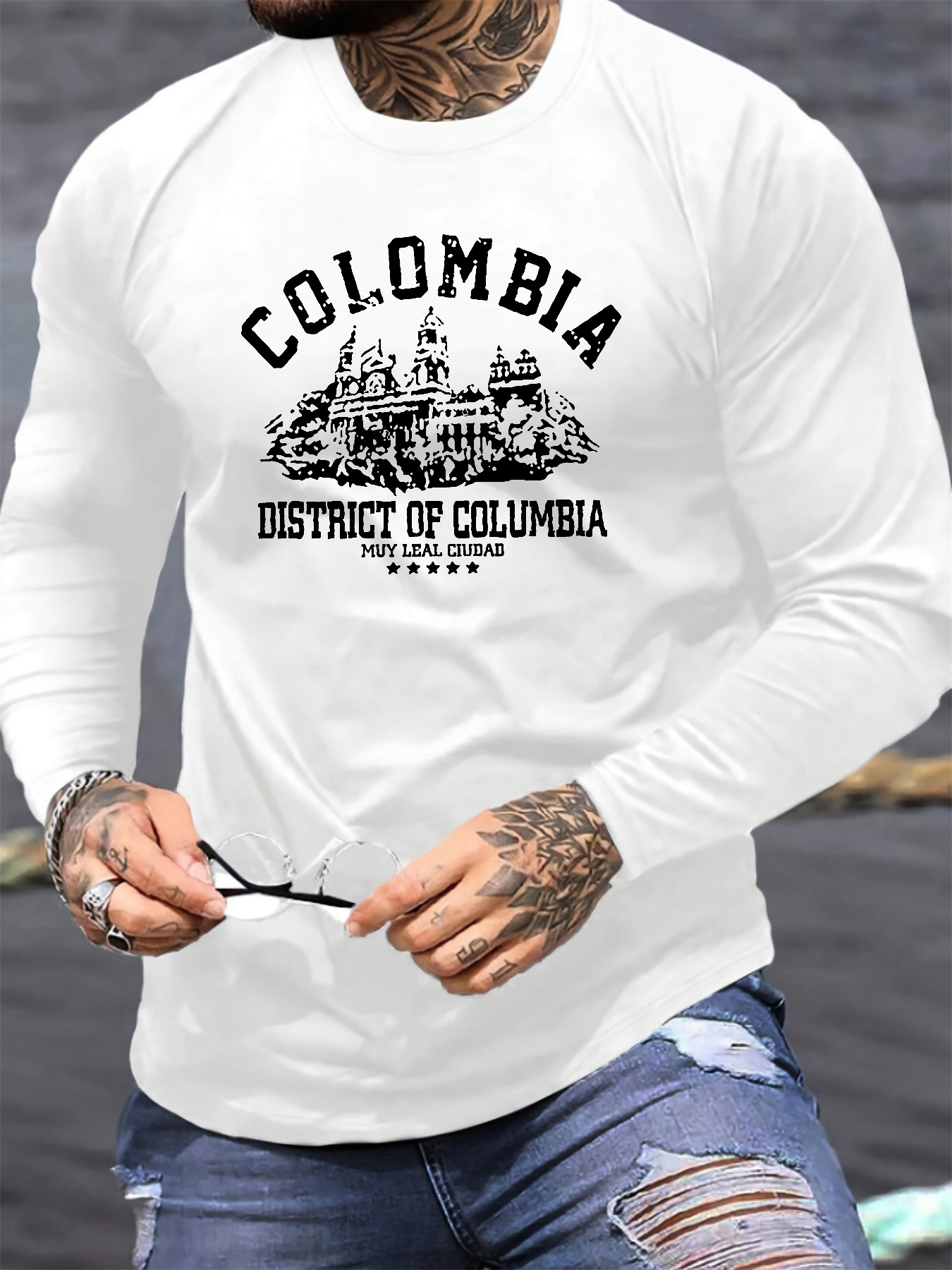 100% Cotton Men's Long Sleeved - Mens Fashion Summer ulasan dan harga