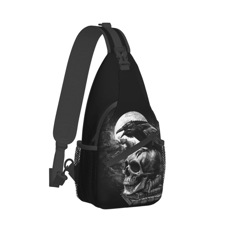 Crow The Skull Sling Crossbody - Mens Fashion Blog ulasan dan harga
