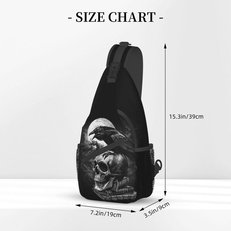 Crow The Skull Sling Crossbody - Mens Fashion Blog ulasan dan harga