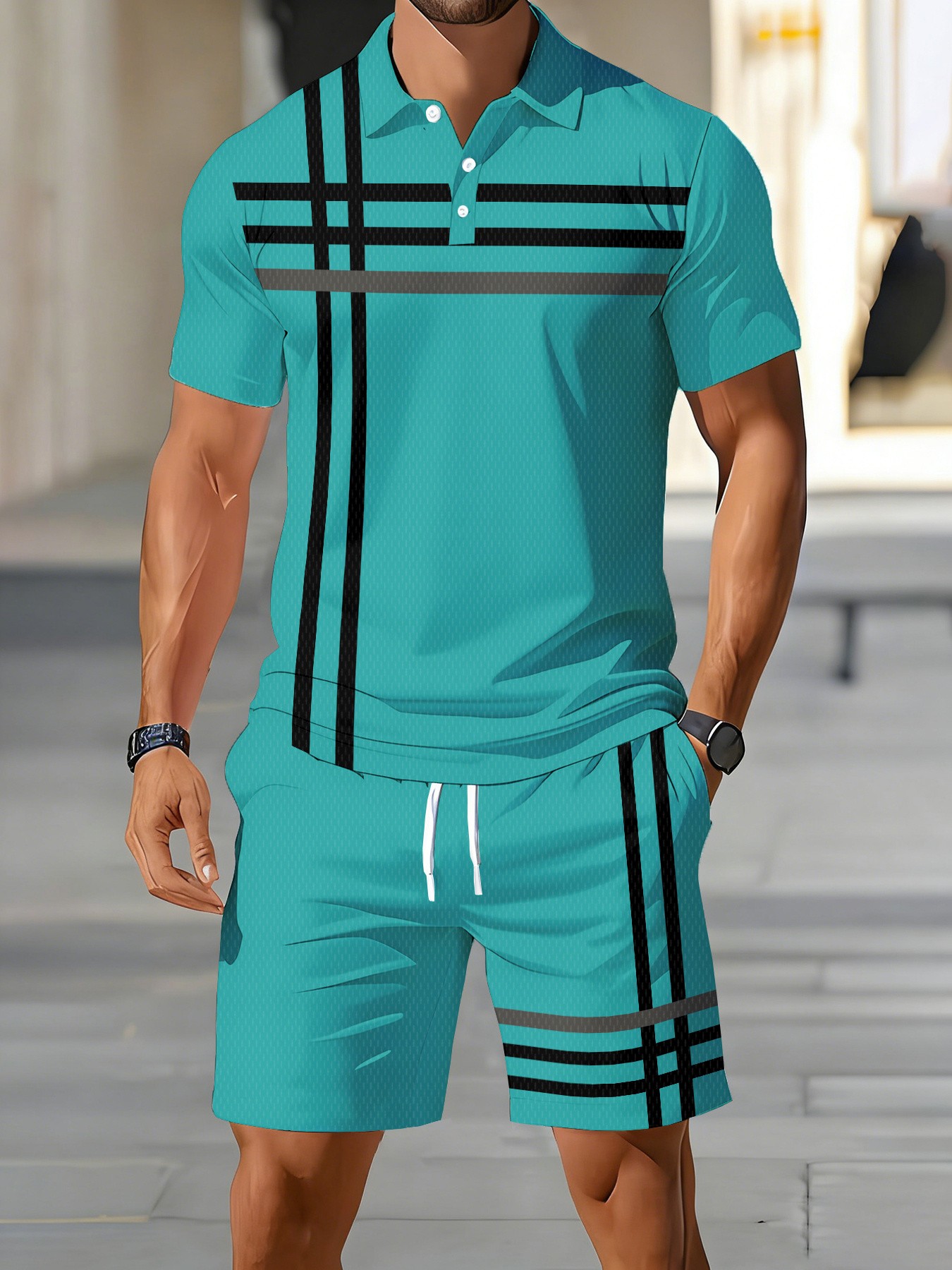 2026 Summer American Men's Pol - Men'S Fashion Polo Shirt ulasan dan harga