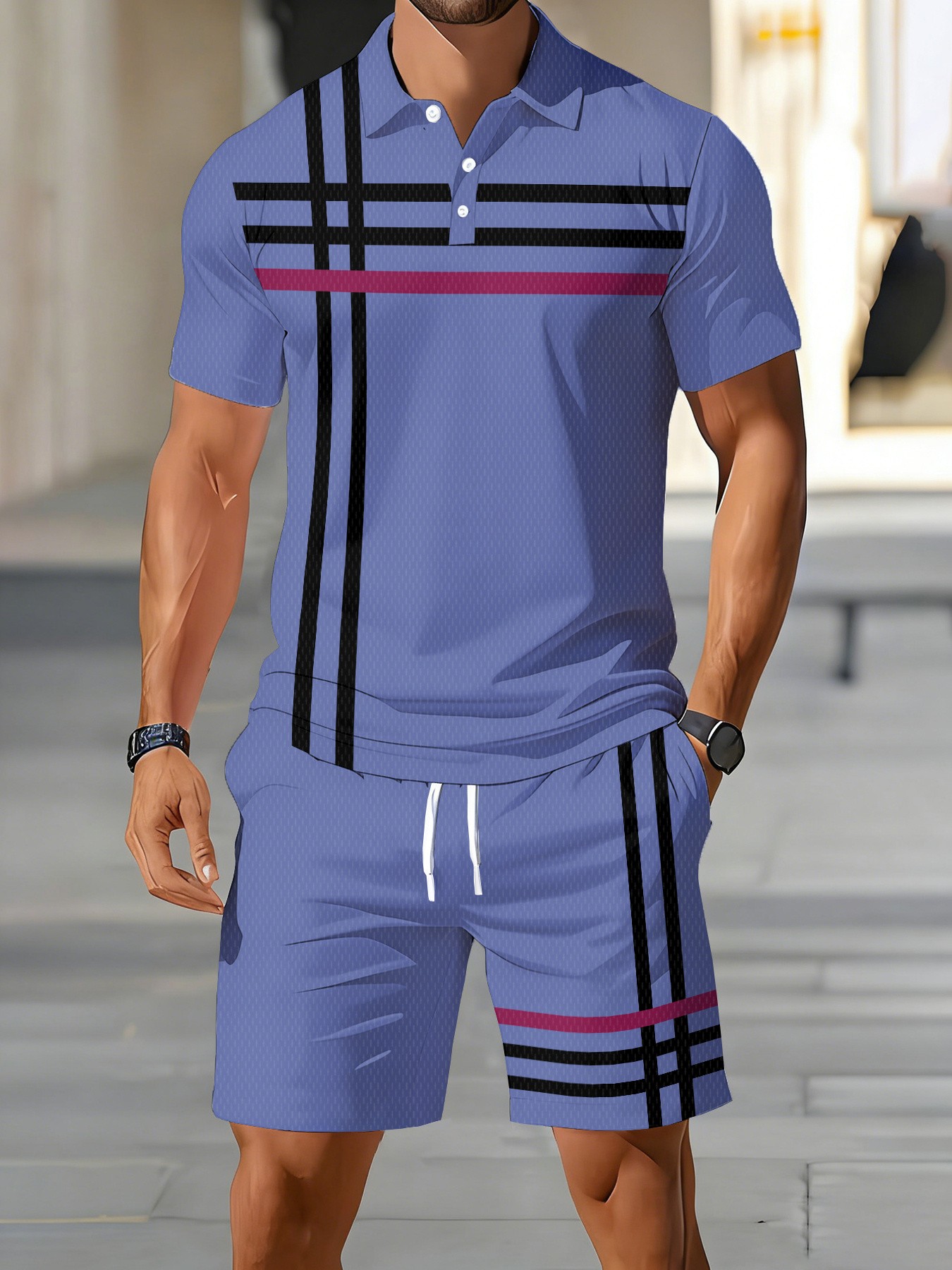 2026 Summer American Men's Pol - Men'S Fashion Polo Shirt ulasan dan harga