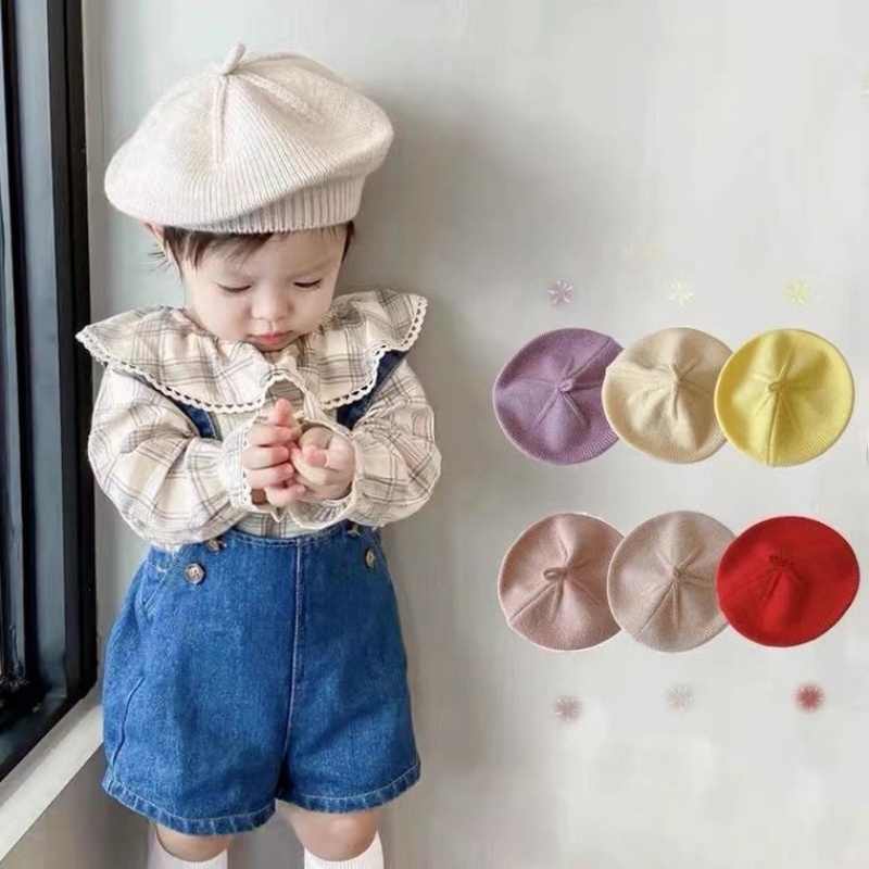 New Arrival Knitted Baby Beret - Beanie Winter Hat ulasan dan harga