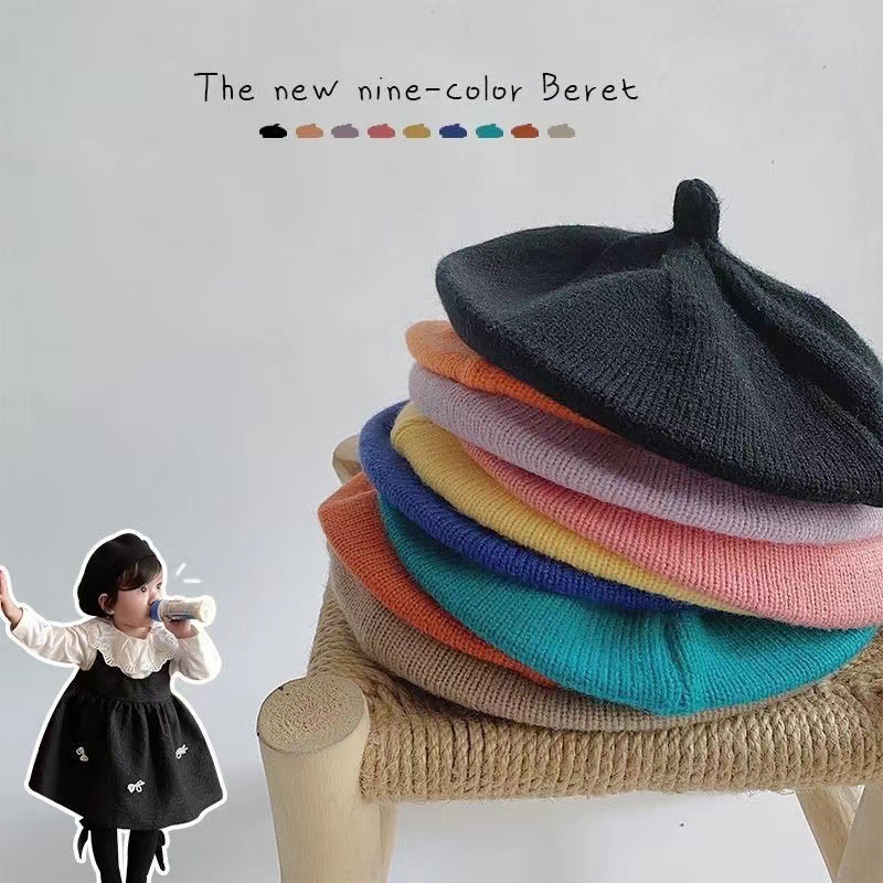 New Arrival Knitted Baby Beret - Beanie Winter Hat ulasan dan harga