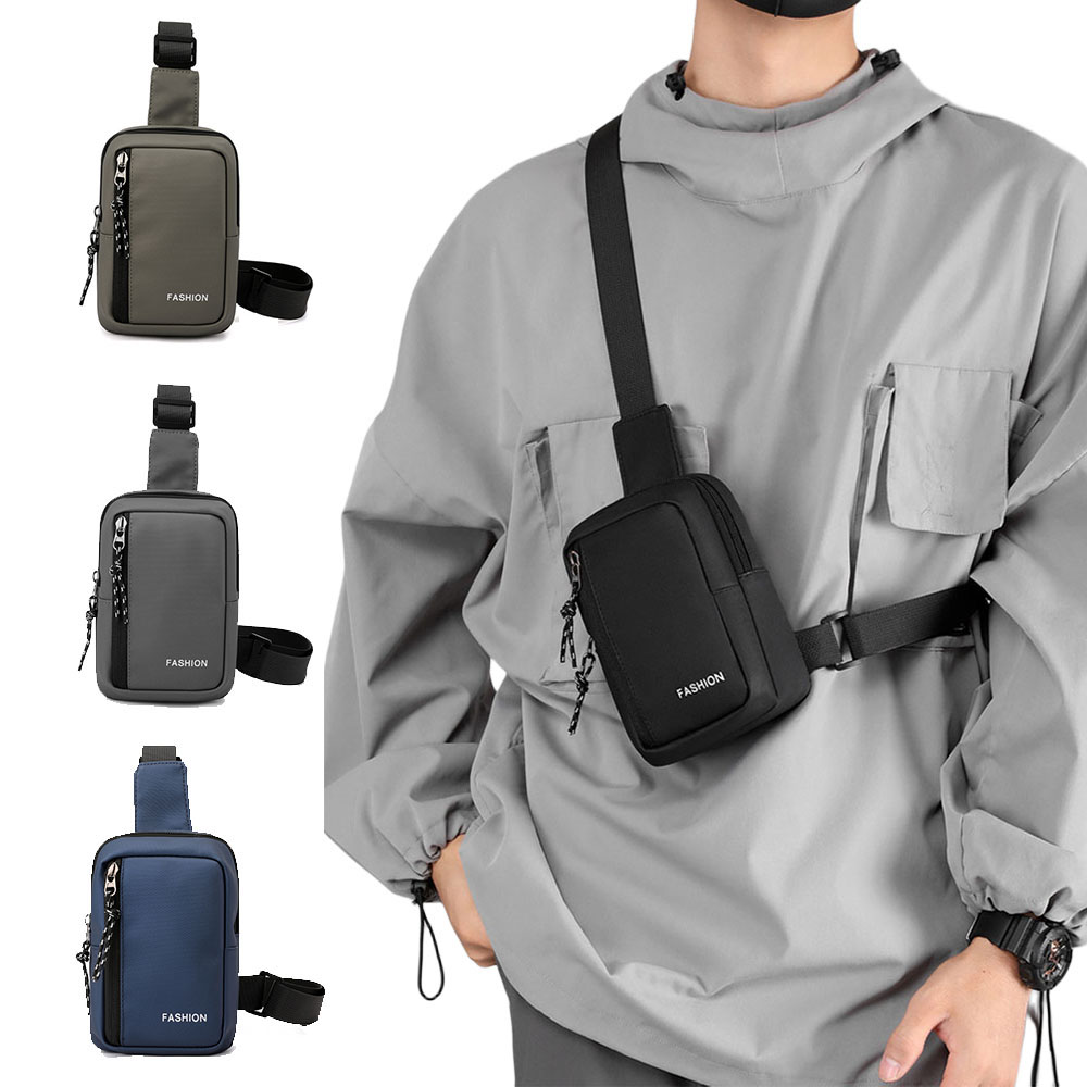 Men Oxford Chest Bags Casual M - Mens Fashion Blog ulasan dan harga