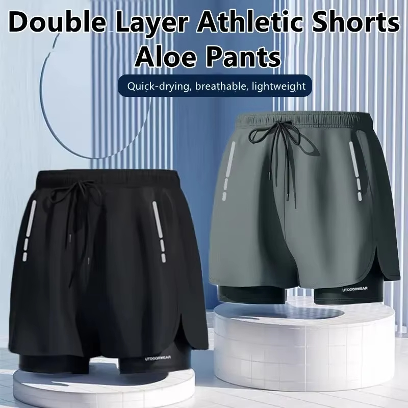 Men's Aloe Pants Athletic Shor - Swim Trunk Shorts ulasan dan harga