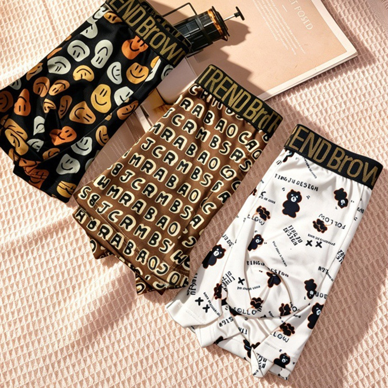 4PCS! Men's Underwear! Printed - Men'S Fashion Lk ulasan dan harga