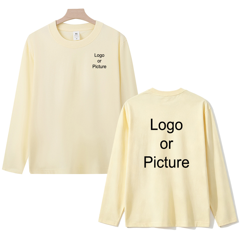 Customized Cotton Long Sleeve  - Mens Fashion Casual Outfits ulasan dan harga