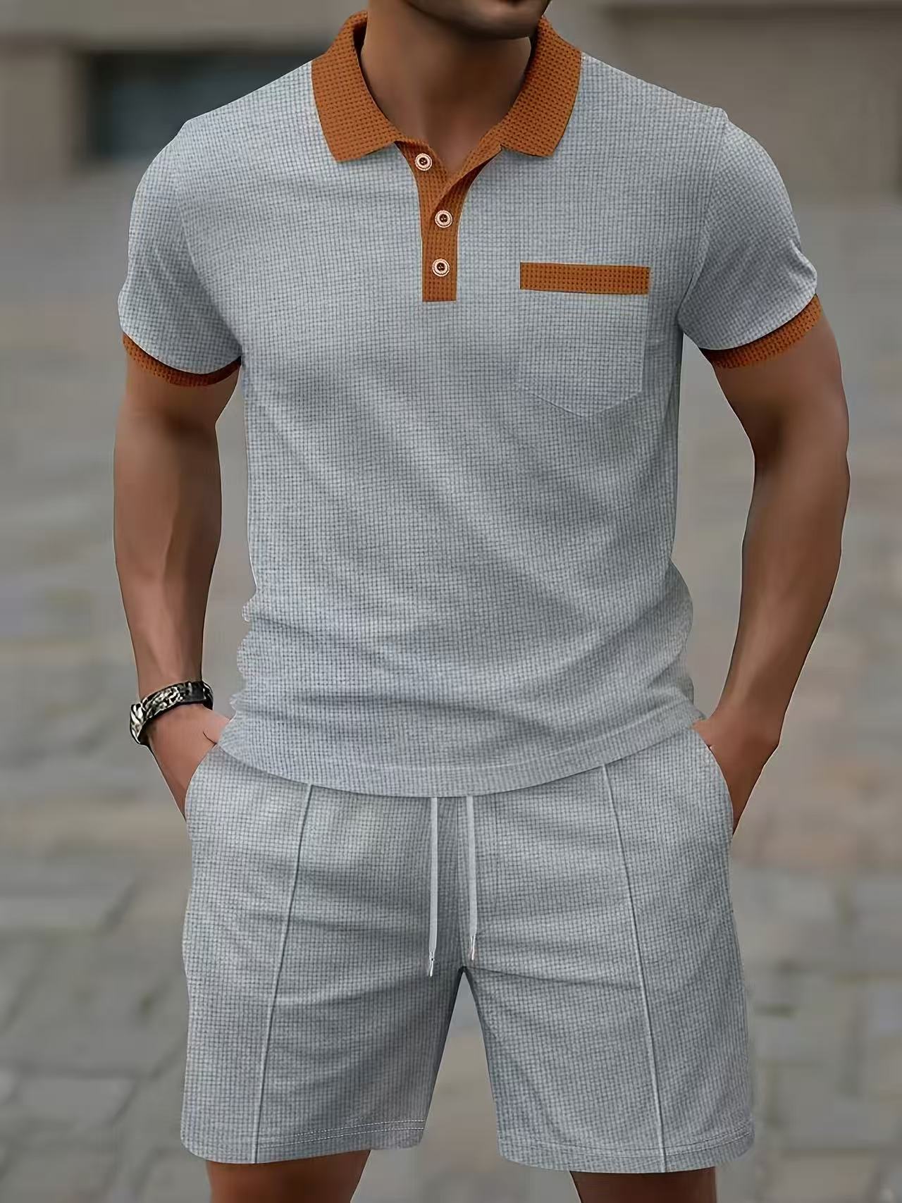 Bestselling men's summer short - Men'S Fashion Polo Shirt ulasan dan harga