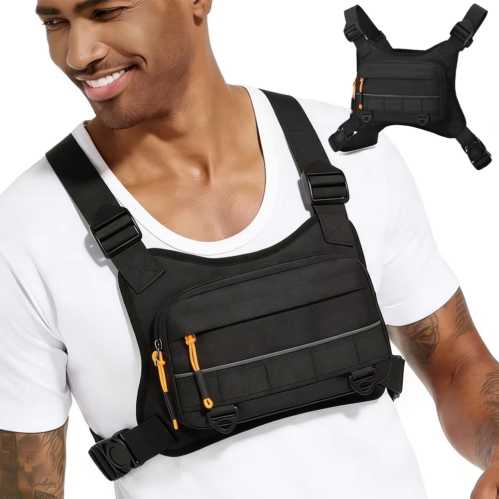 Cycling Front Chest Vest Tacti - Tactical Vest Men ulasan dan harga