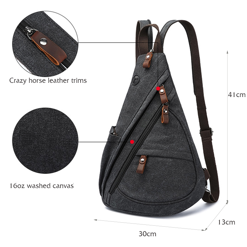 Canvas Sling Bag Convertible C - Mens Fashion Blog ulasan dan harga
